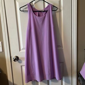 Lavender razorback dress